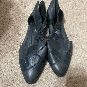 Free People Wanderlust Braided Leather Shoe